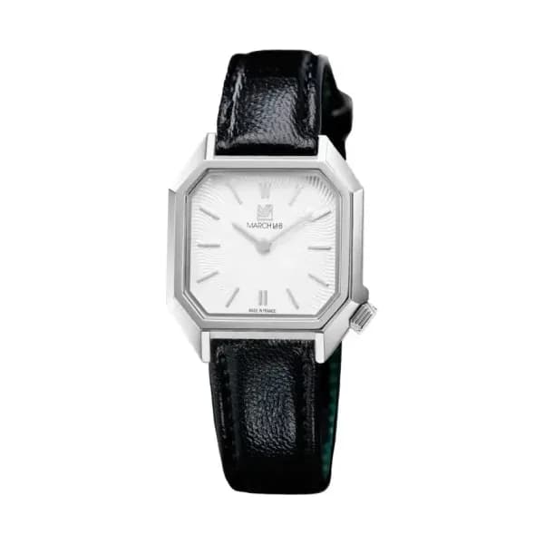 March LA.B Montre March LA.B Lady Mansart Electrique Spirale Blanc Acier poli-brossé 9 maillons