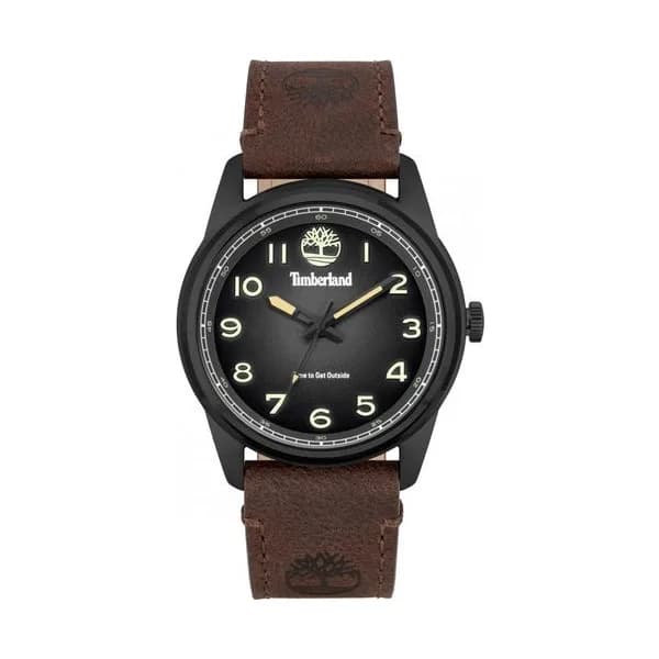 Timberland Montre Timberland en Cuir Marron