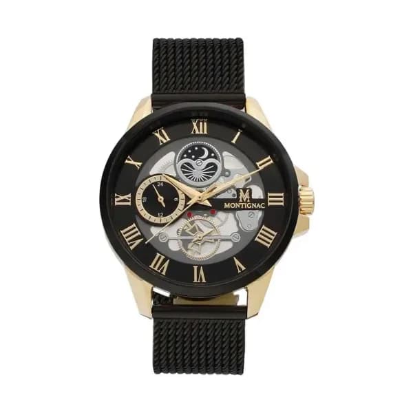 Montignac Montre Montignac Round Noir