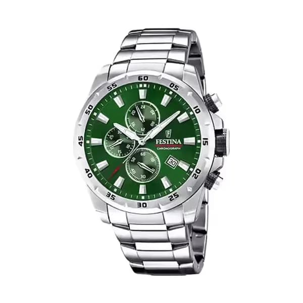 Festina Montre Festina Collection Chrono Sport en Acier Argenté