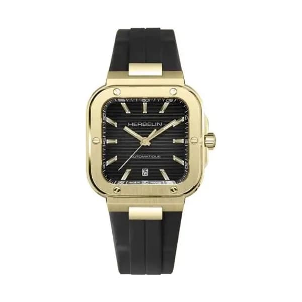 Michel Herbelin Montre Herbelin Cap Camarat Square Automatic Homme Automatique Plongée - 1646P1N14CA