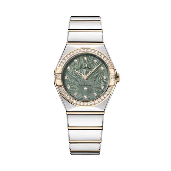 Omega Constellation 28 mm, acier - or Moonshine™ sur acier - or Moonshine™