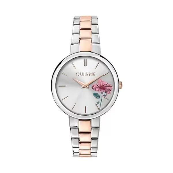 Oui & Me Montre Femme OUI&ME en Acier Bicolore