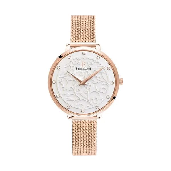 Pierre Lannier Montre Pierre Lannier en Acier Doré Rose