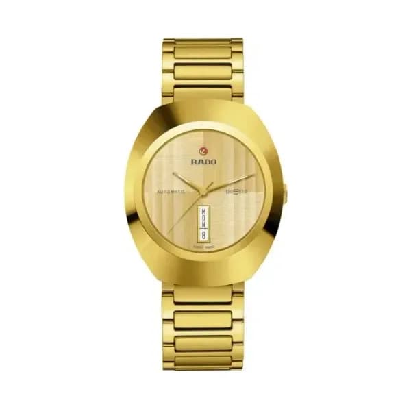 Rado Montre Rado DiaStar Original Automatic 38mm PVD Jaune