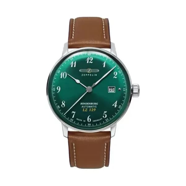 Zeppelin Montre Automatique Zeppelin Collection Hindenburg en Cuir Marron