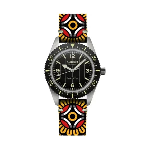 Carlingue Montre Diver 01 Mandala Tattoo