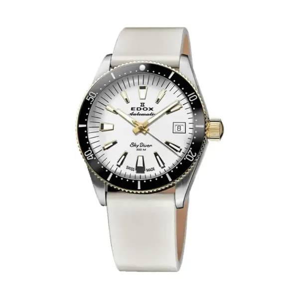 Edox Montre Skydiver 38 Date Automatic Special Edition With Additional Strap 80131-357JNC-BI