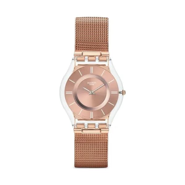 Swatch Montre Swatch Collection Hello Darling en Acier Rose