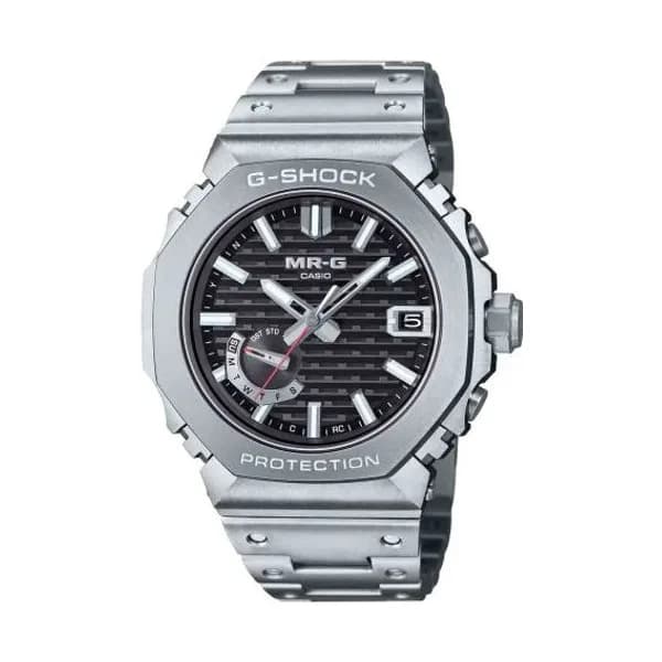 Casio Montre GShock MR-G - Série MRG-B2100 - Argent 49.3 x 44.4 mm- MRG-B2100D-1A