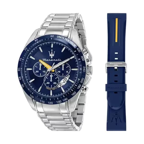 Maserati Coffret MASERATI Montre Homme en Acier et Bracelet Interchangeable