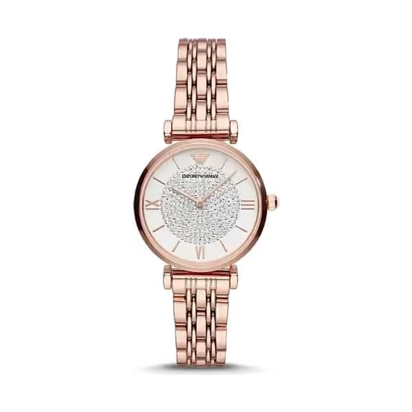 Emporio Armani Montre Analogique Femme Emporio Armani Acier Rose AR11244