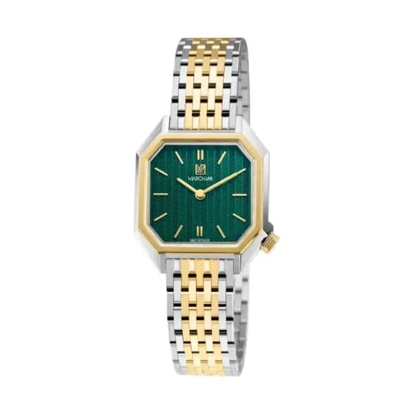 March LA.B Montre MILADY MANSART Chevrons Emerald
