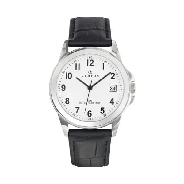 Certus Montre Certus en Cuir Noir