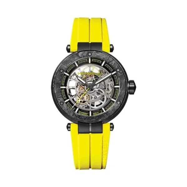 Michel Herbelin Montre Herbelin Newport Carbon Titanium Homme Automatique Squelette - 1888SQCTN14CY
