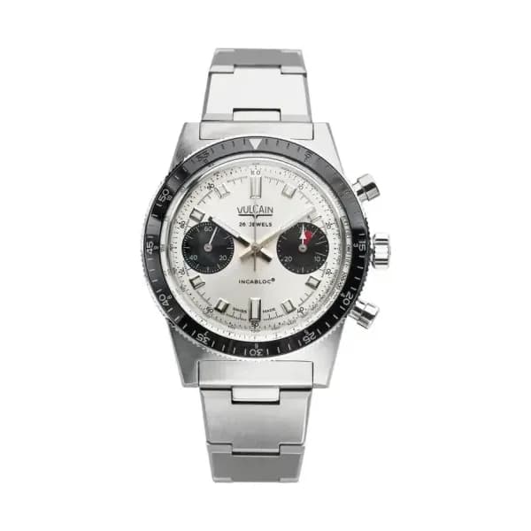 Vulcain Montre Skindiver Chronograph Blanc 590176A57
