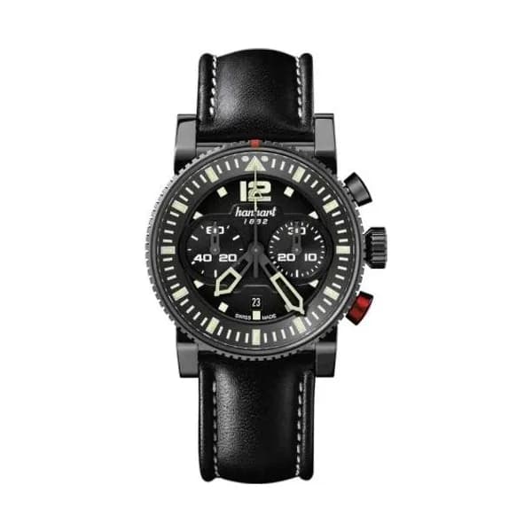 Hanhart Montre Hanhart Primus Pilot Dark Automatique diamètre 44 mm- 740.510-0020