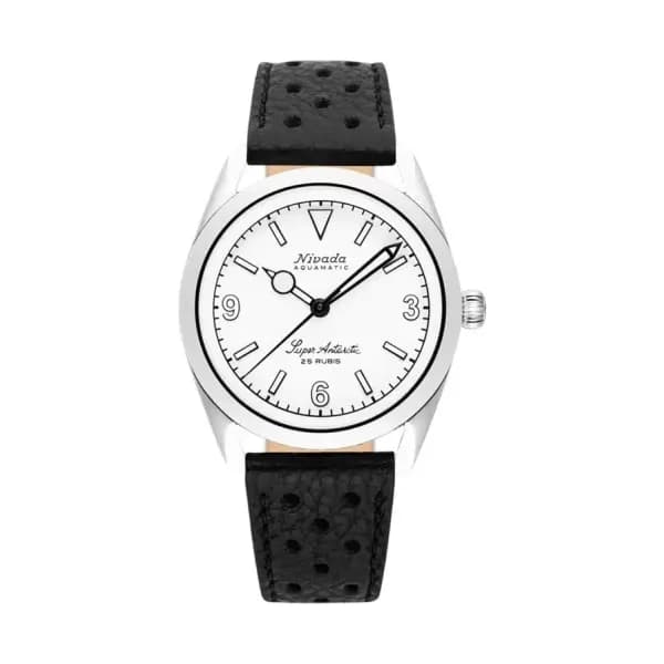 Nivada Grenchen Montre Super Antarctic 3.6.9 Blanc 32067A