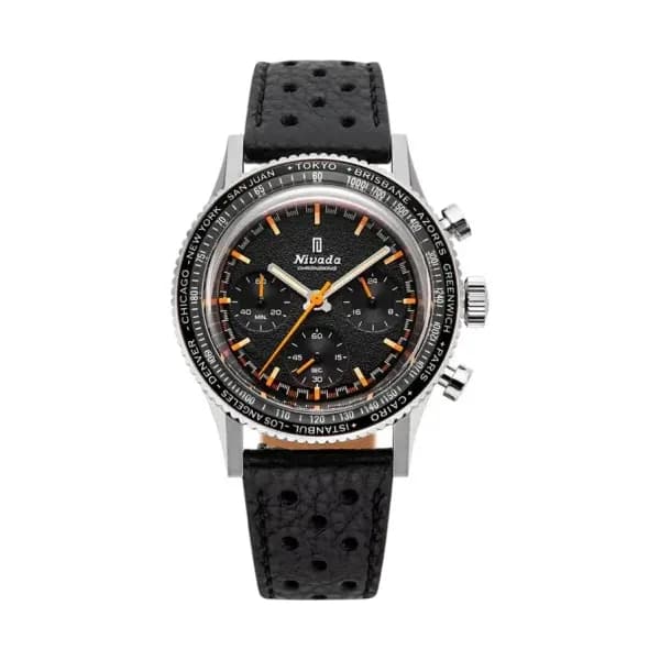 Nivada Grenchen Montre Chronoking Mecaquartz Lunettes interchangeables