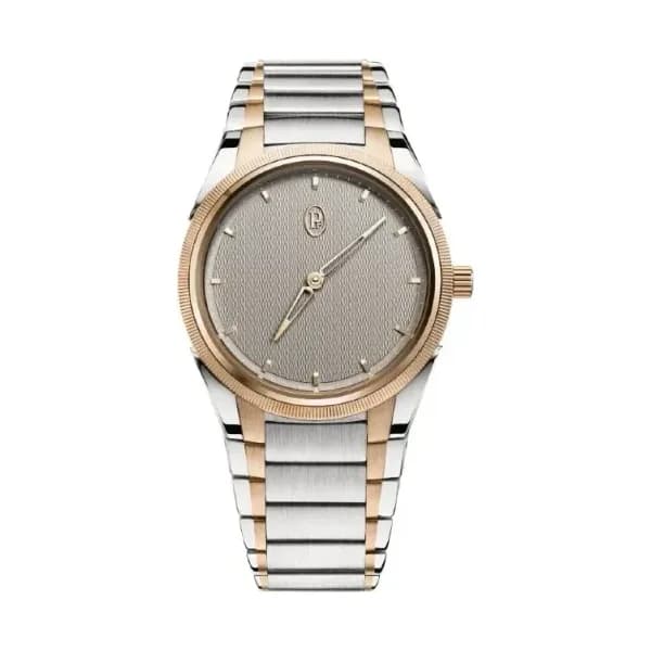 Parmigiani Fleurier Tonda Pf Automatic Steel Rose Gold Sand Grey