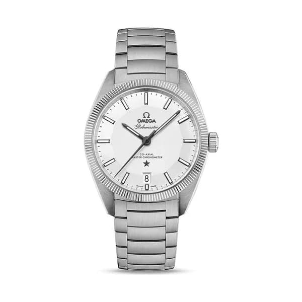 Omega Montre Omega Constellation Globemaster Co-Axial Master Chronometer cadran argent bracelet acier 39 mm