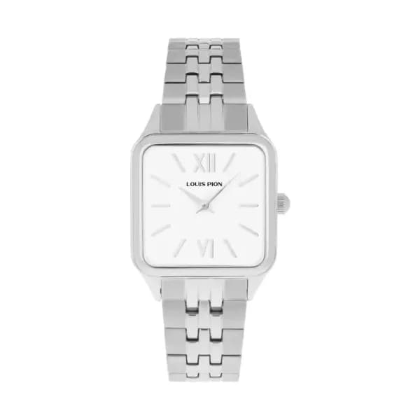 Louis Pion Montre quartz Femme Sienna Blanc