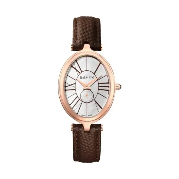 Balmain Montre quartz Femme Haute elegance Nacre blanche