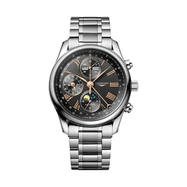 Longines Montre Longines Master Collection automatique cadran anthracite bracelet acier 40 mm