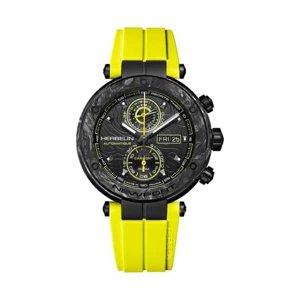 Michel Herbelin Montre Herbelin Newport Carbon Titanium Homme Automatique - 288CTN14CY