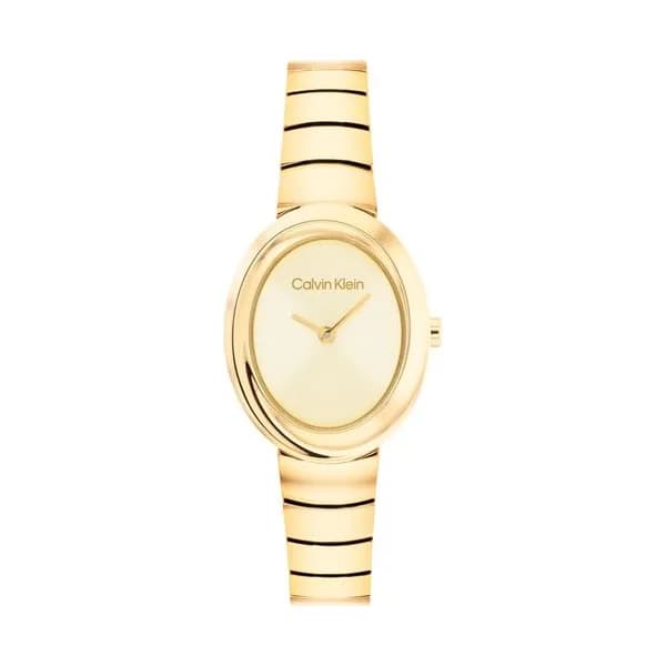 Calvin Klein Montre Calvin Klein Collection Twisted en Acier et PVD Doré
