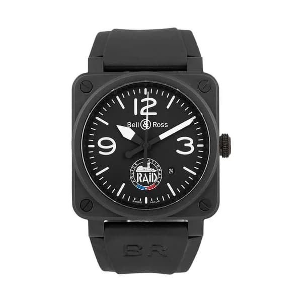 Bell & Ross Montre Bell &amp; Ross BR03-92 Céramique "RAID" automatique 42 mm Full Set