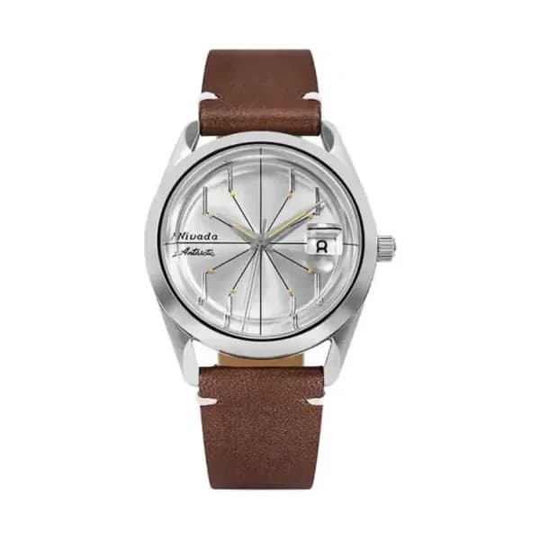 Nivada Grenchen Montre Antarctic Spider Cuir 32023A02