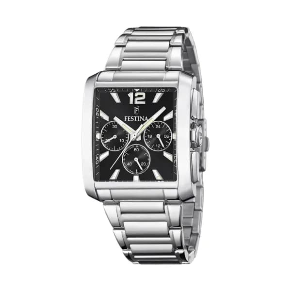 Festina Montre Festina On the Square Chrono Noir