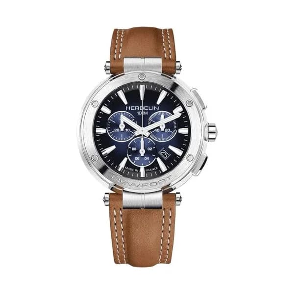 Michel Herbelin Montre Herbelin Newport Homme Quartz Chronographe - 37688A35GD