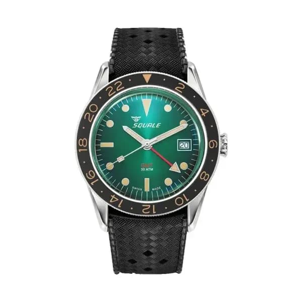 Squale Montre Sub-39 GMT Vintage Green SUB-39GMGR.HT