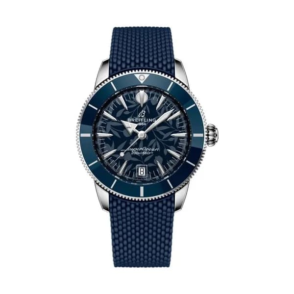 Breitling Montre Breitling Superocean Heritage B31 "Kelly Slater" automatique cadran bleu bracelet caoutchouc 40 mm