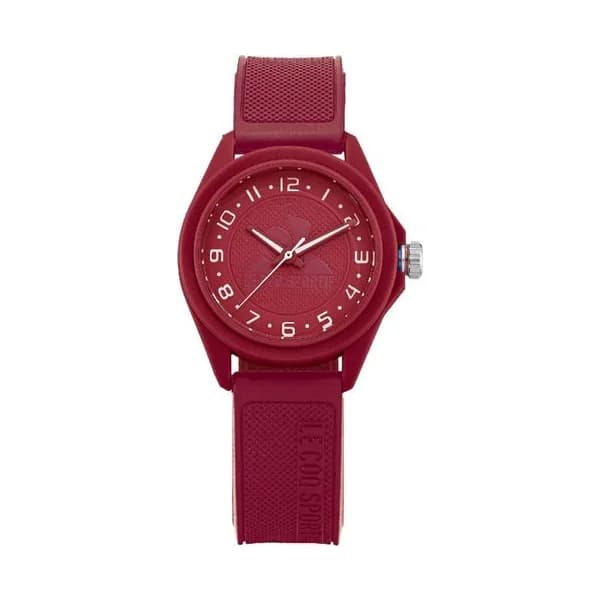 Le Coq Sportif Montre le Coq Sportif Collection Monochrome en Biosource Rouge
