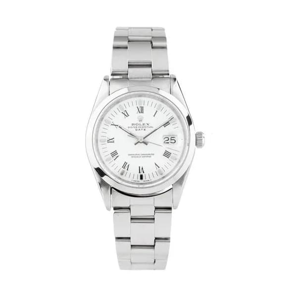 Rolex Montre Rolex Oyster Perpetual Date 15200 1990 Full Set 34 mm