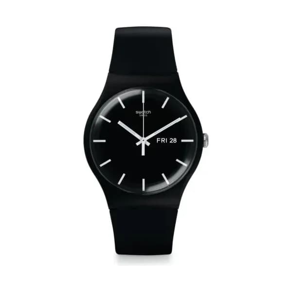 Swatch Montre quartz Homme New gent Noir
