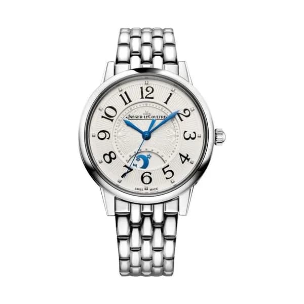 Jaeger-LeCoultre Montre Jaeger-LeCoultre Rendez-Vous Classic Night &amp; Day automatique cadran argent bracelet acier 34 mm