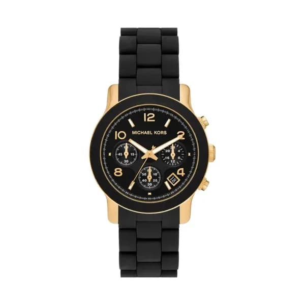 Michael Kors Montre Michael Kors Collection Runway en Silicone Noir