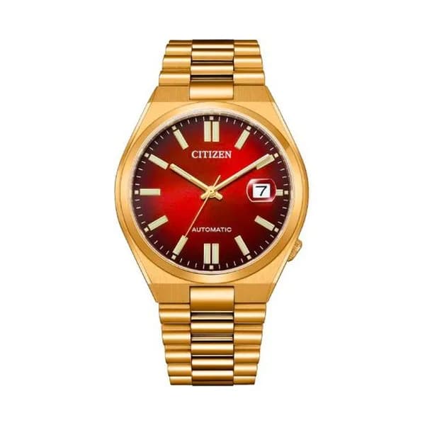 Citizen Montre Automatique Citizen Collection Tsuyosa en Acier et PVD Doré