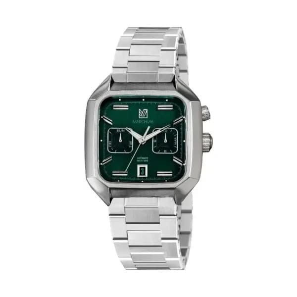 March LA.B Montre AM2 CALENDAR Automatique Grall - Acier 3 maillons