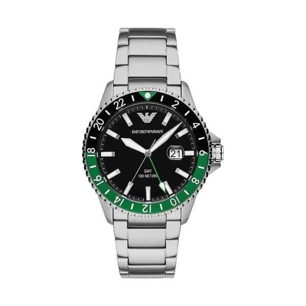 Emporio Armani Montre Emporio Armani Collection Diver en Acier Argenté
