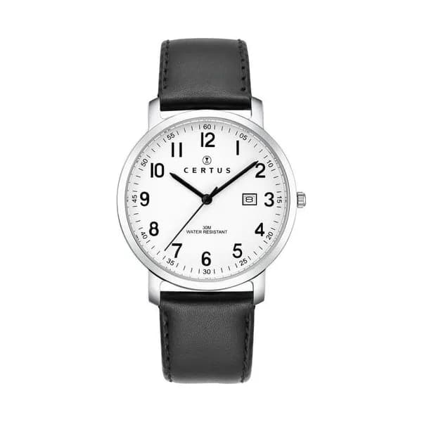 Certus Montre Certus en Cuir Noir