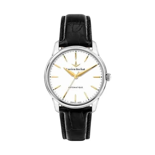 Lucien Rochat Montre Homme Lucien rochat Cuir véritable Noir R0421116010