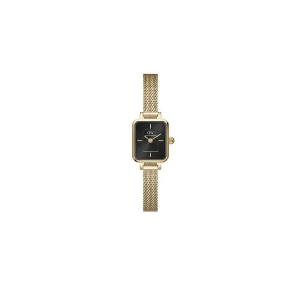 Daniel Wellington Montre quartz Femme Quadro mini Noir