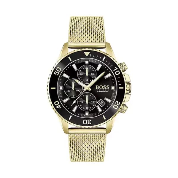 Hugo Boss Montre Homme BOSS BLACK ATHLEISURE en Acier Jaune
