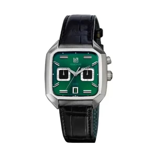 March LA.B Montre March LA.B AM2 Calendar Automatique Cadran Forest Alligator Noir