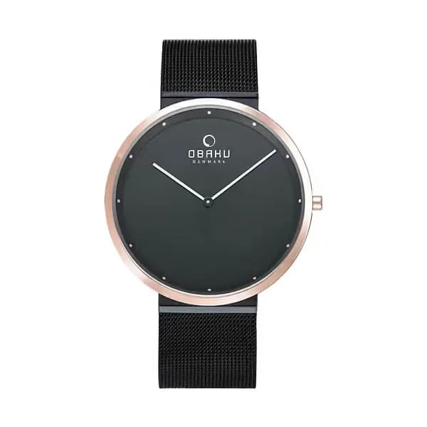 Obaku Montre Homme OBAKU en Acier Noir